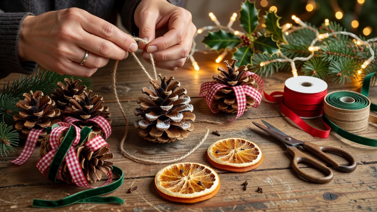 15 décorations de Noël à fabriquer soi-même avec peu de matériel