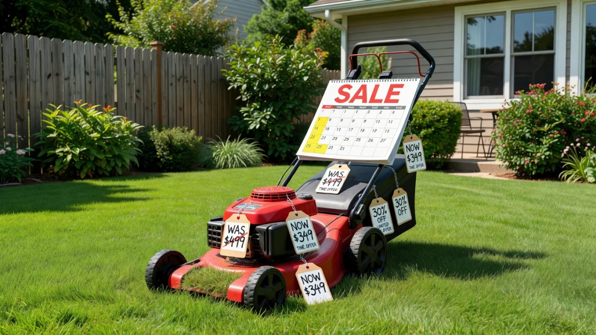Quand est le meilleur moment de l'année pour acheter une tondeuse à gazon ?