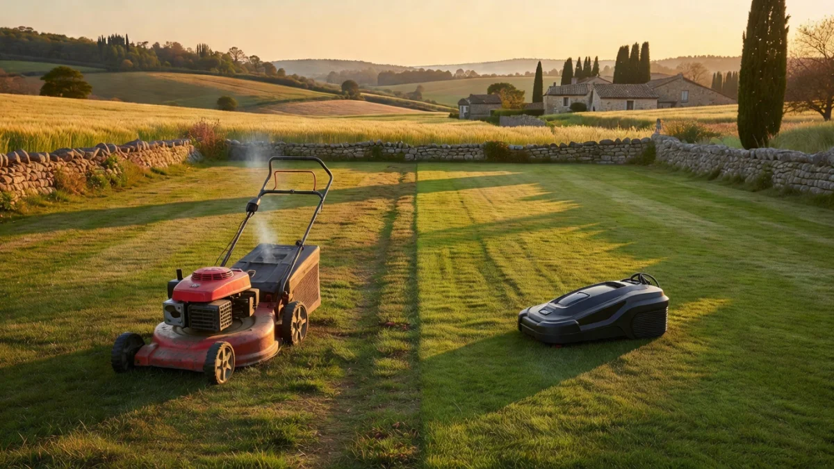 Thermique vs électrique : quel choix pour un grand jardin français ?