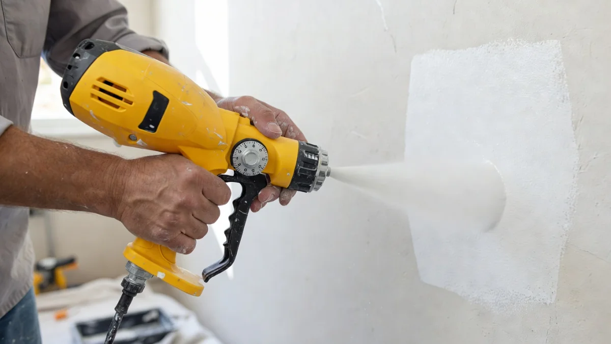 Wagner 350M : comment régler le débit pour chaque surface